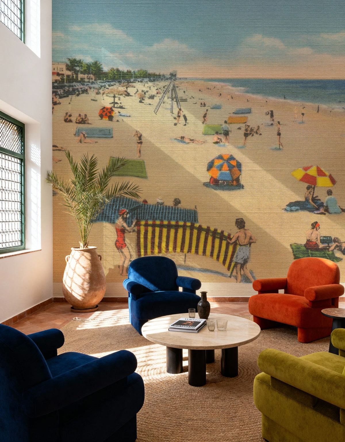 Miami Beach Postcard II Mural Wallpaper - room preview 03