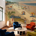 Miami Beach Postcard II Mural Wallpaper - room preview 03