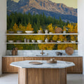 Golden Mountain Majesty Mural Wallpaper - room preview 03