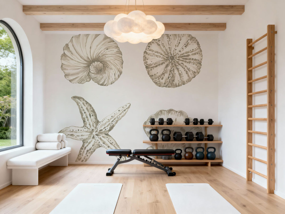Coastal Reef IX Mural Wallpaper - room preview 03