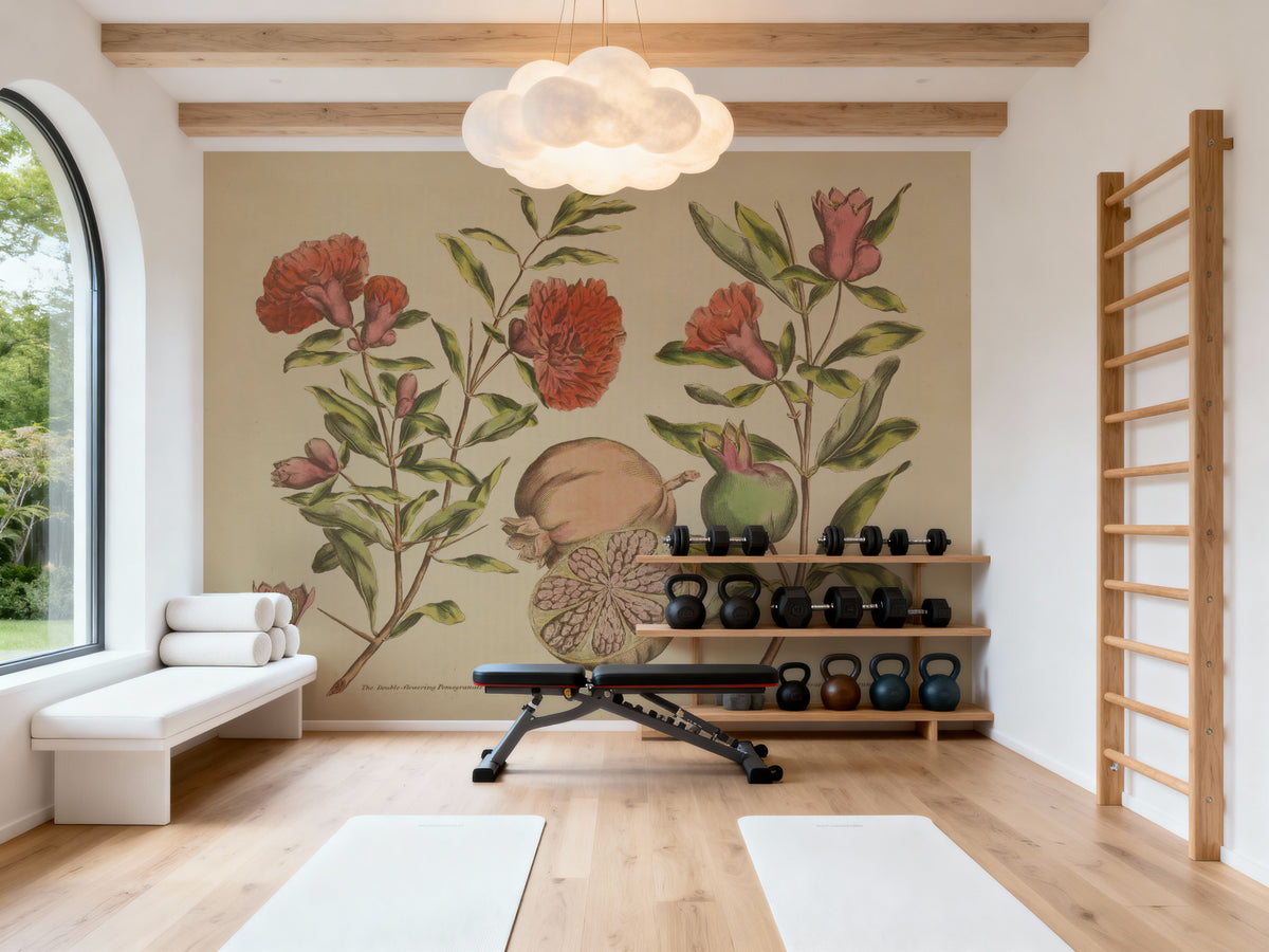 Herbal Botanical III Mural Wallpaper - room preview 03