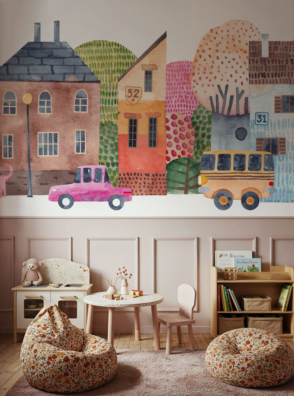 Our Street Mural Wallpaper - room preview 03