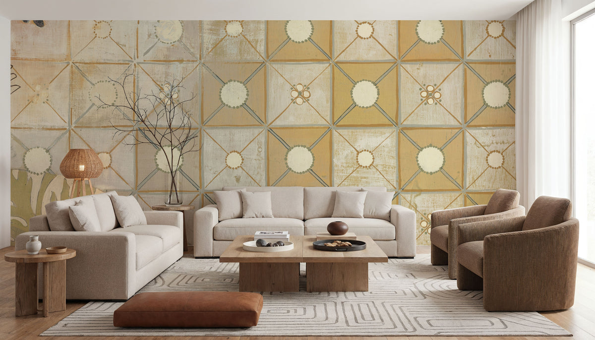 Copper Bird Mural Wallpaper - room preview 03