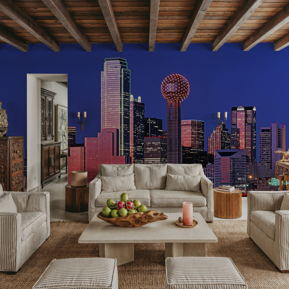 Radiant Skyline Gleam Mural Wallpaper - room preview 03