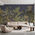 Madagascar Foliage, Violet Mural Wallpaper - room preview 03