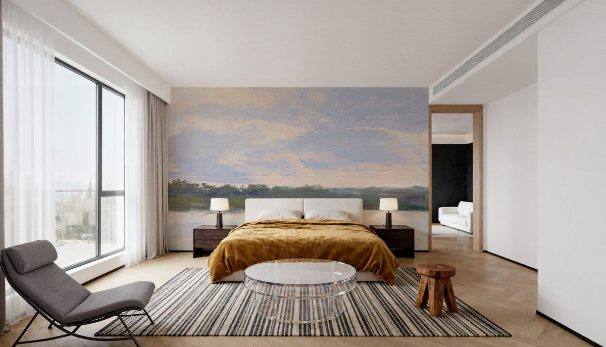 Peace Sunrise on the Water Mural Wallpaper - room preview 03