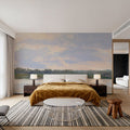 Peace Sunrise on the Water Mural Wallpaper - room preview 03