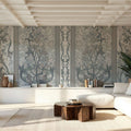 Plant Fantasy Ornament, Stone Mural Wallpaper - room preview 03