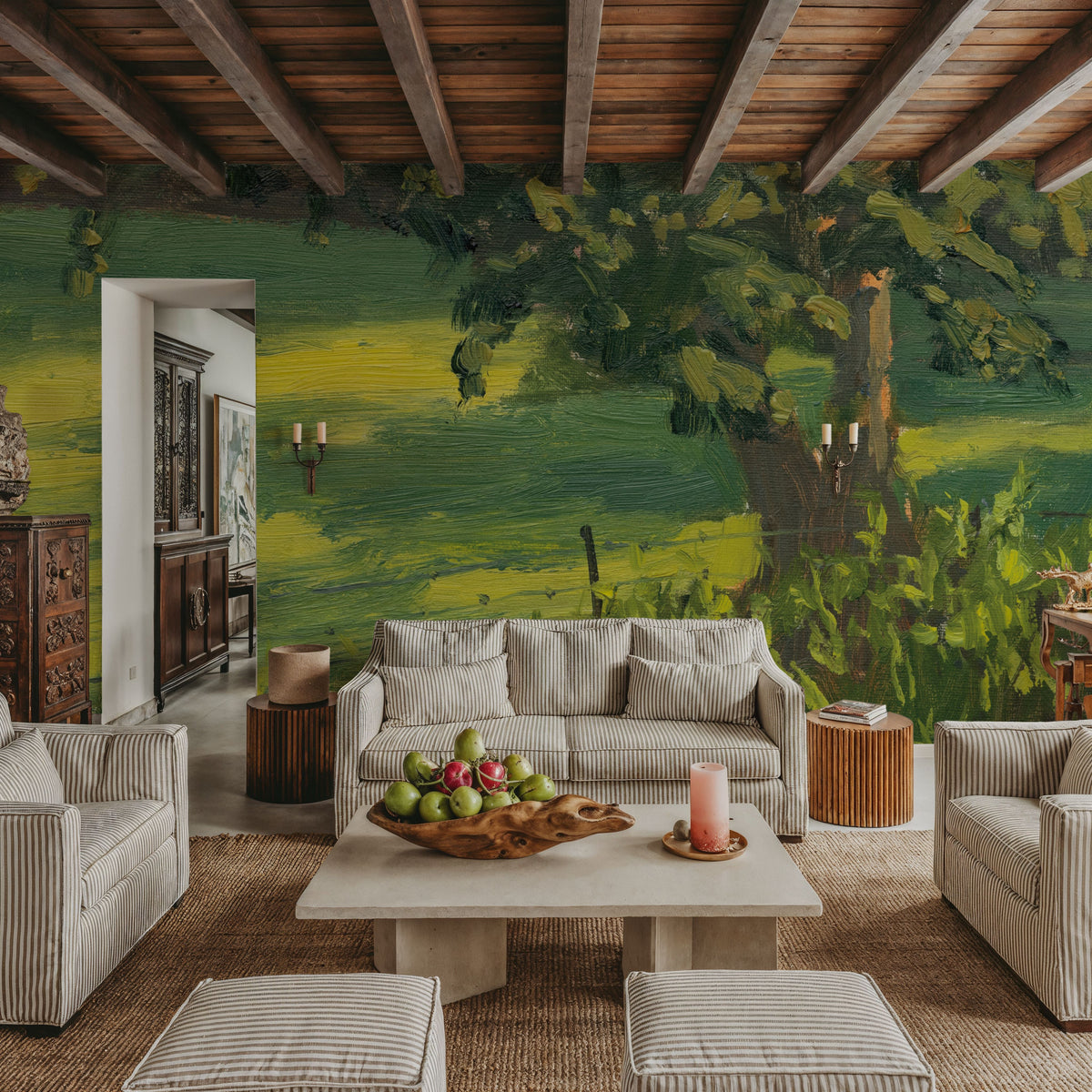 Early Morning Pasture Mural Wallpaper - room preview 03