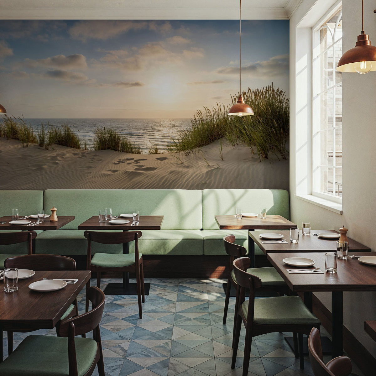 Dune Beach Mural Wallpaper - room preview 03