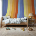 Hippie Rainbow Mural Wallpaper - room preview 03