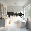 Pisa Italy Skyline Black & White Mural Wallpaper - room preview 03