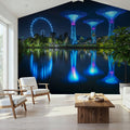 Gardens by the Bay Mural Wallpaper - room preview 03