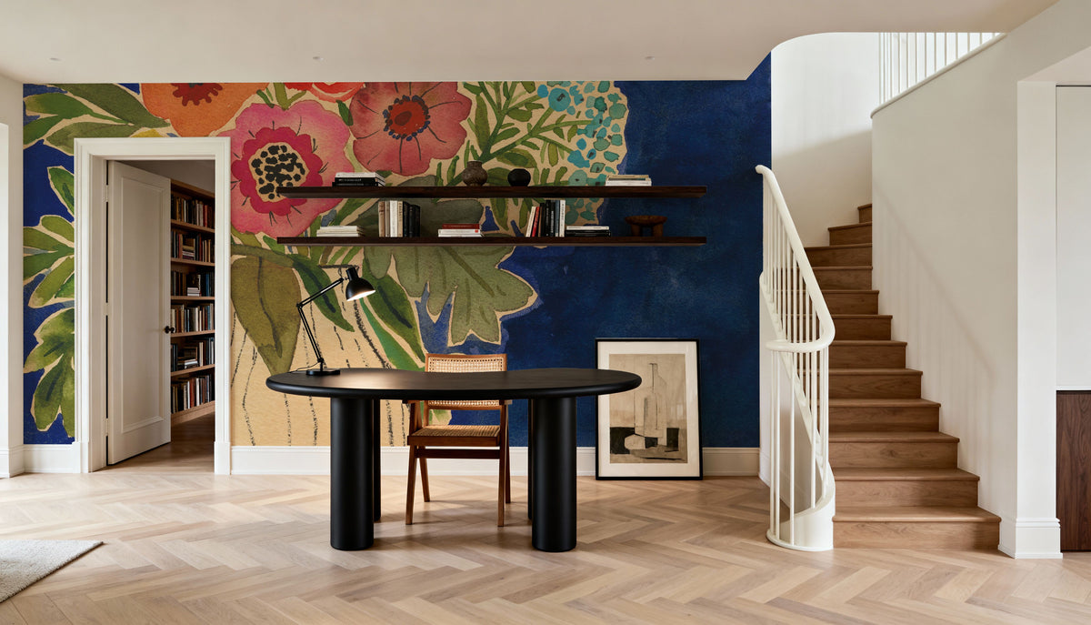 Hopeful Blooms I Mural Wallpaper - room preview 03