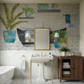 Botanical Bathroom I Mural Wallpaper - room preview 03