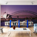 Sydney Harbor Twilight Mural Wallpaper - room preview 03