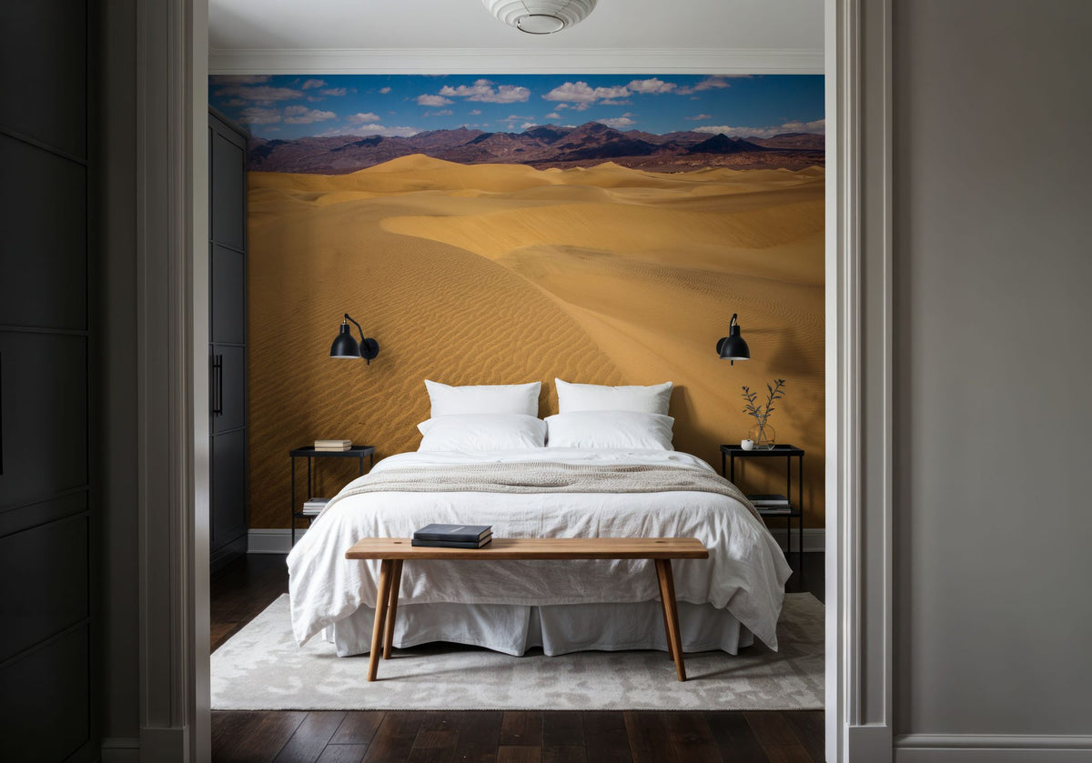 Mesquite Dunes Desert in Death Valley Mural Wallpaper - room preview 03
