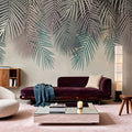 Palms Up Ahead Mural Wallpaper - Neutral Tone - room preview 03