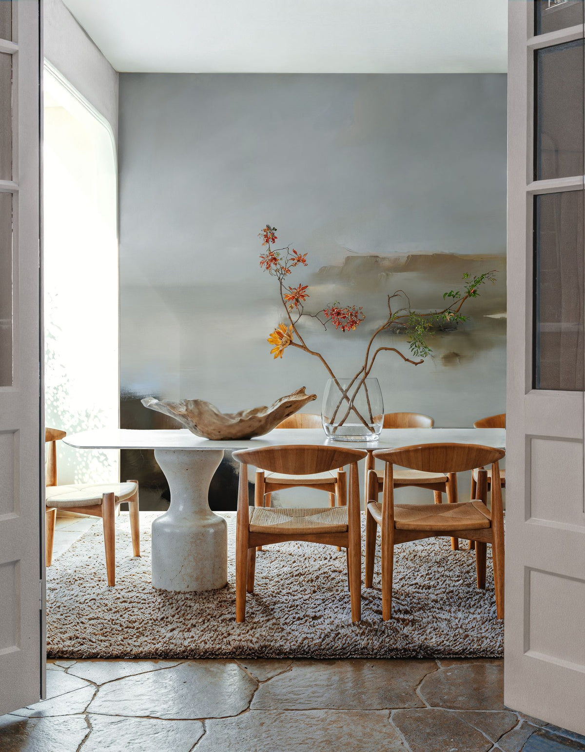 Coastal Reverie Mural Wallpaper - Neutral Tone - room preview 03