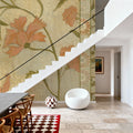 Antique Floral Vine Mural Wallpaper - room preview 03