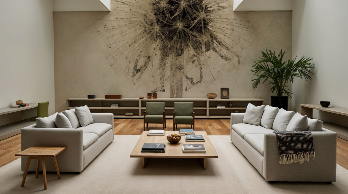 Dandelion Mural Wallpaper - room preview 03