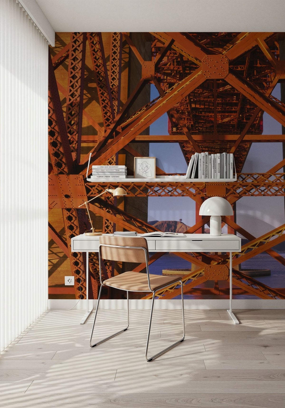 Sunset Truss Mural Wallpaper - room preview 03