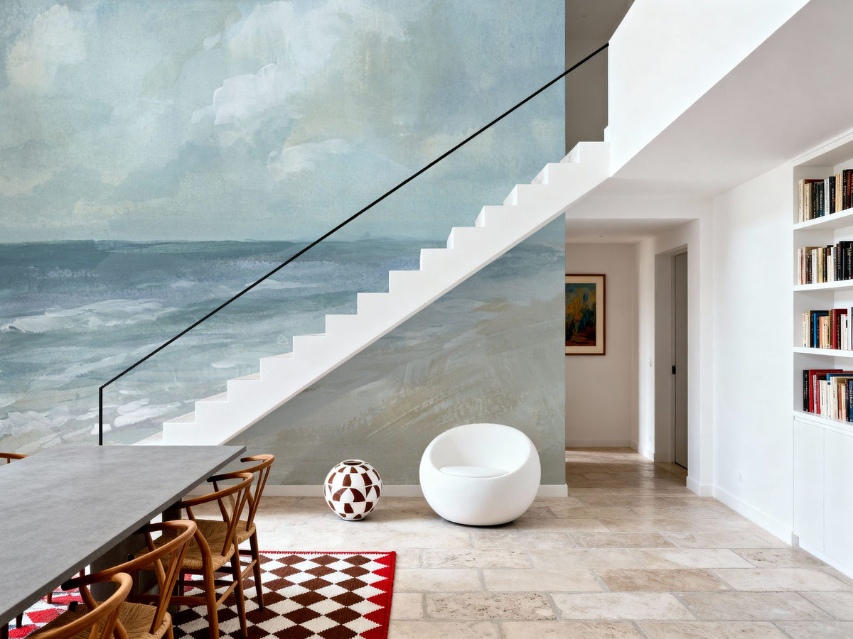 Calm Beach Mural Wallpaper - room preview 03