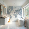 World Map Cities - Jacq Mural Wallpaper - room preview 03