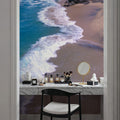 Rocky Shoreline Serenity Mural Wallpaper - room preview 03
