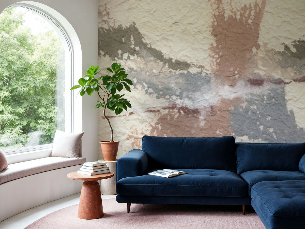 Tactile Simplicity IV Mural Wallpaper - room preview 03
