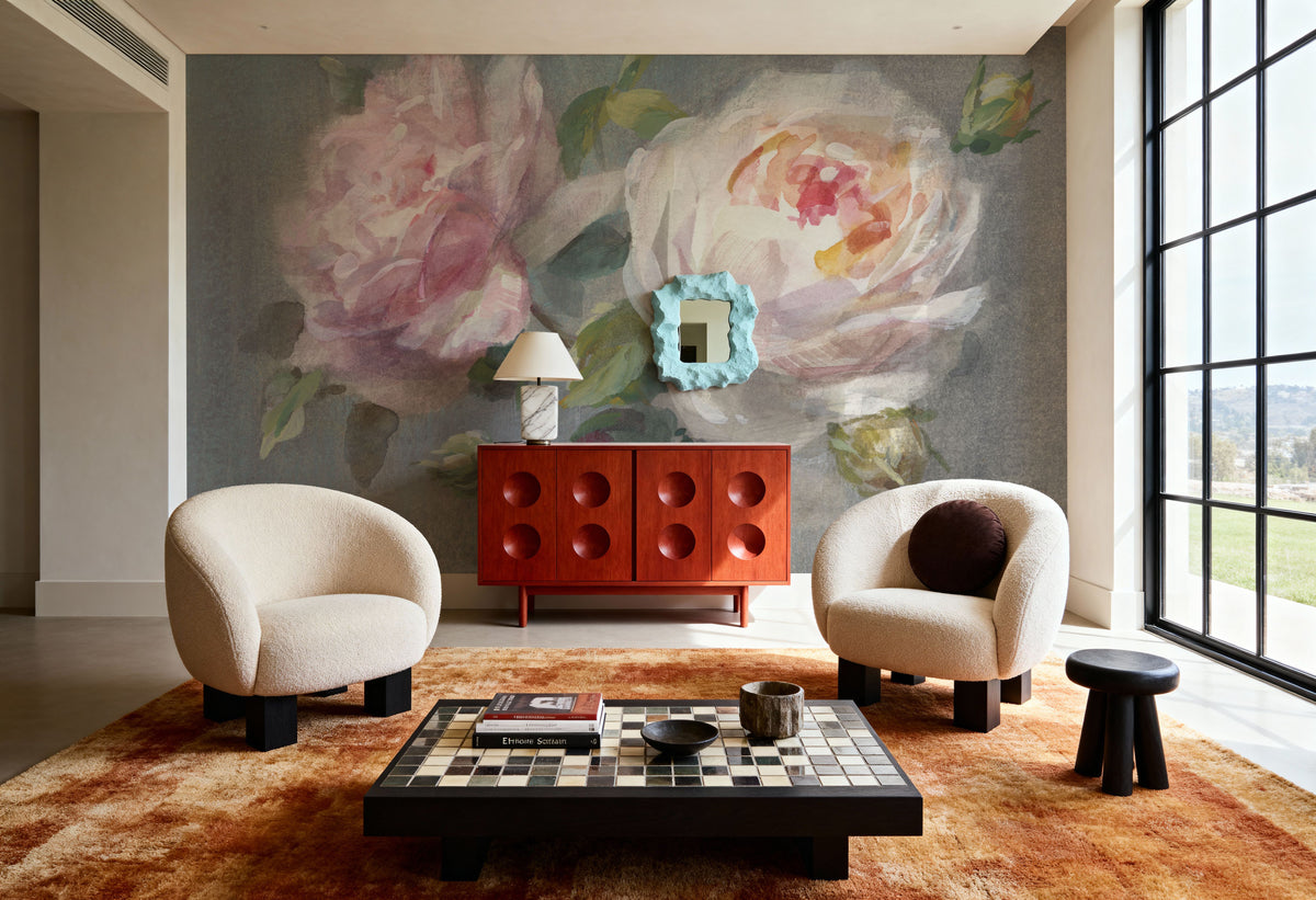 Dream Rose Mural Wallpaper - room preview 03