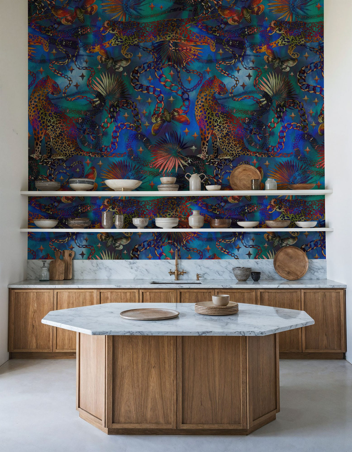 Exotic Jungle Mural Wallpaper - room preview 03