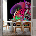 Fearless Tiger Mural Wallpaper - room preview 03