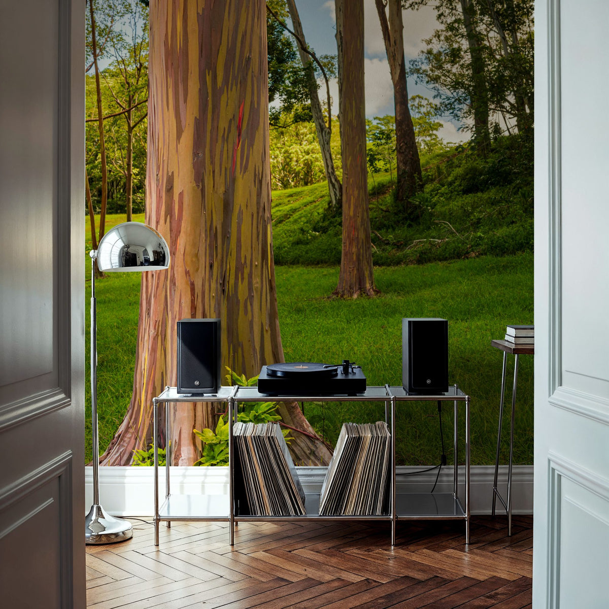 Rainbow Eucalyptus Mural Wallpaper - room preview 03