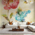 Contemporary Flower I Mural Wallpaper - room preview 03