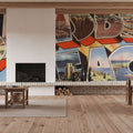 Greetings From Salisbury Beach Mural Wallpaper - room preview 03