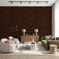 Puzzle Wood, Walnut Mural Wallpaper - room preview 03