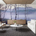 Nagano Birch Mural Wallpaper - room preview 03