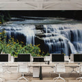 Waterfall Bloom Mural Wallpaper - room preview 03