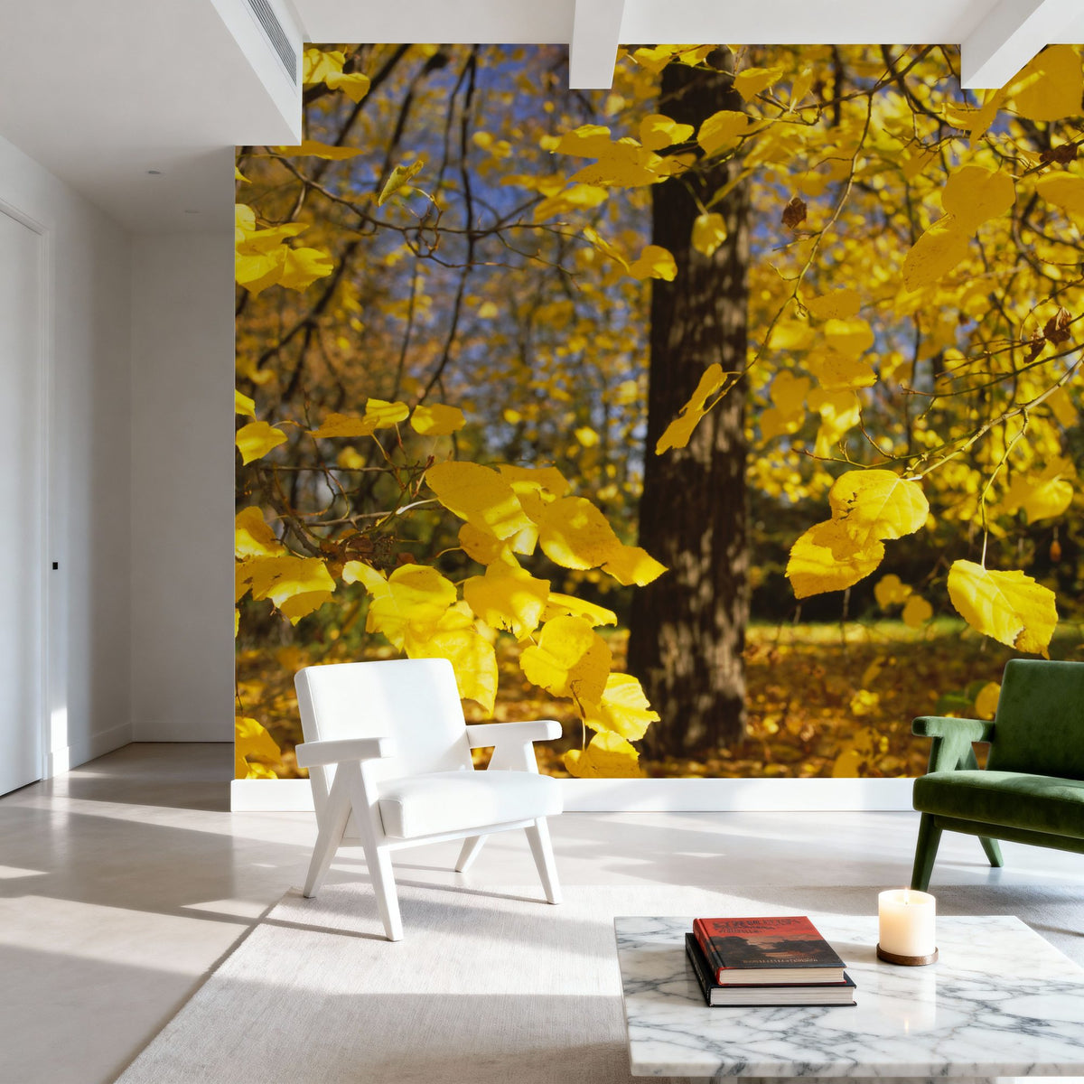Autumn Radiance Mural Wallpaper - room preview 03