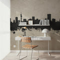 Pretoria South Africa Skyline Concrete Mural Wallpaper - room preview 03