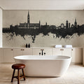 Salisbury England Skyline Concrete Mural Wallpaper - room preview 03