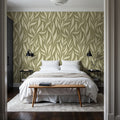 Leavescapes Mural Wallpaper - room preview 03