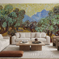 Olive Trees Mural Wallpaper - Warm Tone - room preview 03