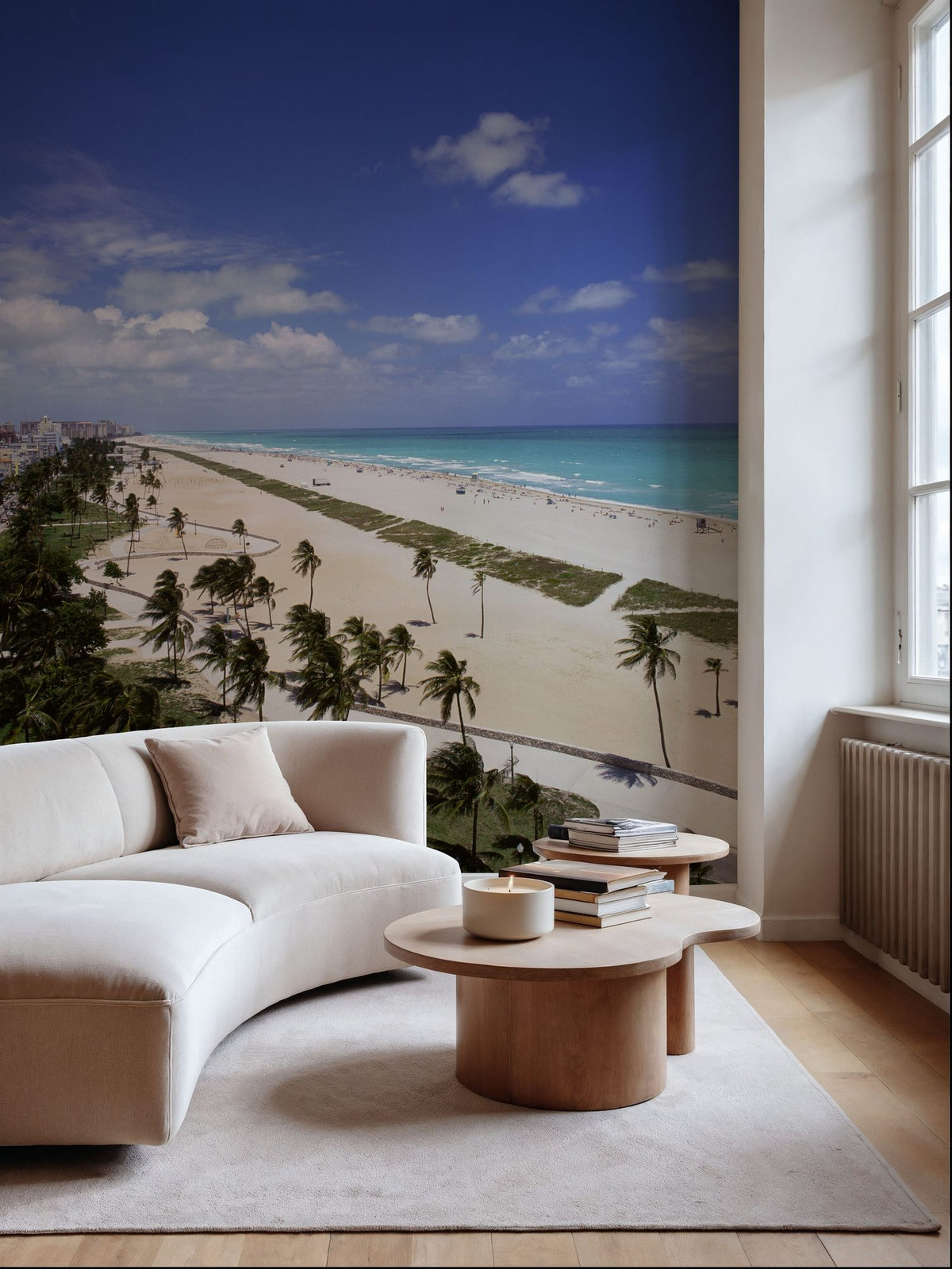 Coastal Paradise Boulevard Mural Wallpaper - room preview 03