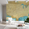 US Map Detailed - Lexy Mural Wallpaper - room preview 03