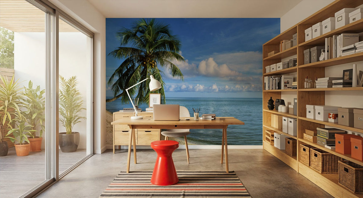 Coconut Shore Mural Wallpaper - room preview 03