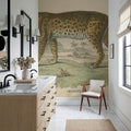 Vintage Leopard Mural Wallpaper - room preview 03