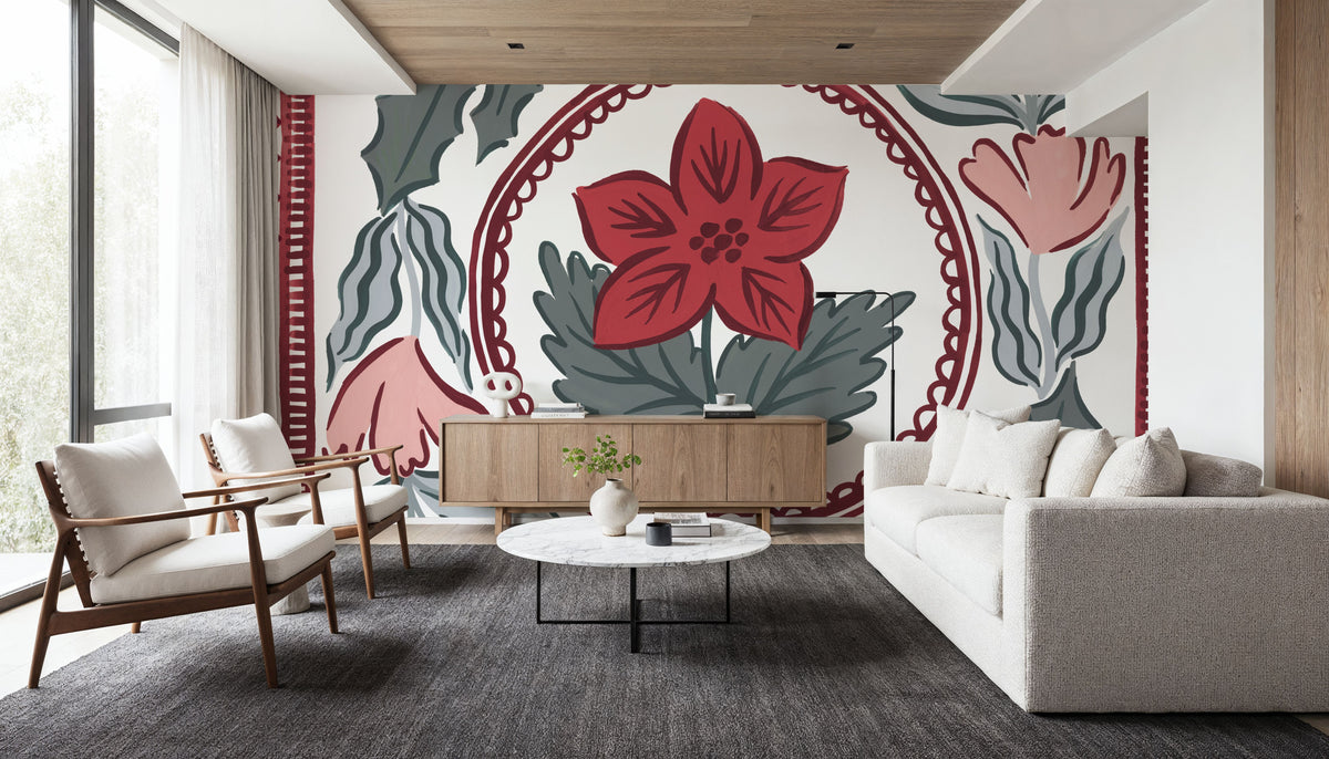 Christmas Reverie V Mural Wallpaper - room preview 03