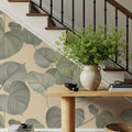 Levitating Leaves Mural Wallpaper - room preview 03